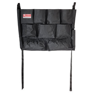 Commercial Grade Heavy-Duty Utility Trash Can Caddy Belt with 9 Storage Pockets