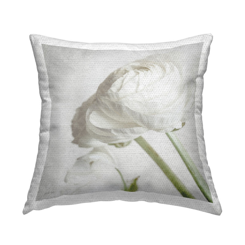 Floral Outdoor Throw Pillow