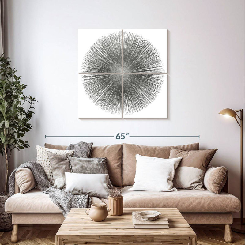 Silver Sunburst I