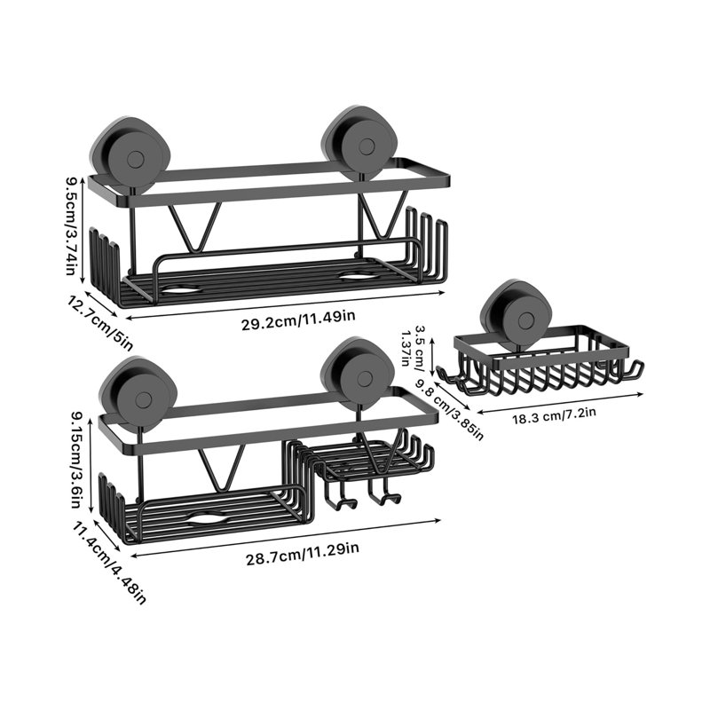 Metal Bathroom Shelves
