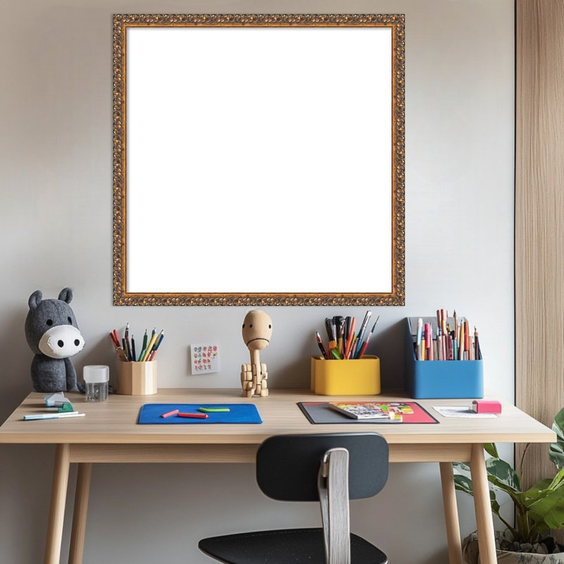 Organigramme en bronze antique, H 26 po x l 26 po