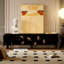 Modern Black Solid Wood TV Stands-1023541729