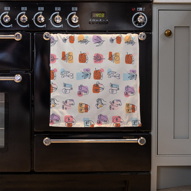 Drayce Waffle Tea Towel Kitchen Towel