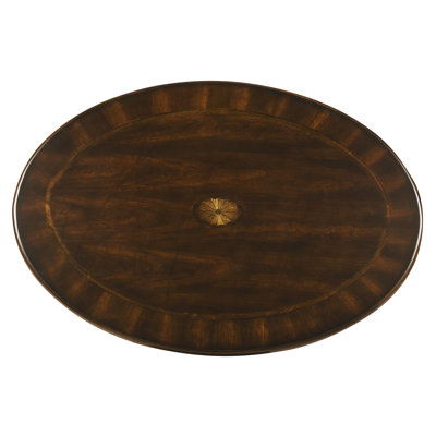 Jerad 35" W Oval Wood Coffee Table