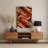 Digital Abstraction 56 Brown Metal Wall Art-2028511347