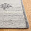 Tapis gris en laine et coton tissé à plat à la main Jax Southwestern-98090214