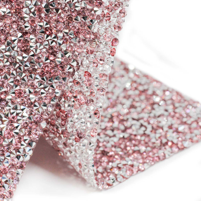 Napperon Sparkles Home Décoration de table 18 x 13 pouces antidérapante, Rose