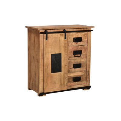 Miltona Solid Wood 1 - Door Rectangle Accent Cabinet