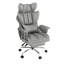 Ergonomic Adjustable Reclining Swiveling Office Chair - Faux Leather with Footrest for PC-119965248