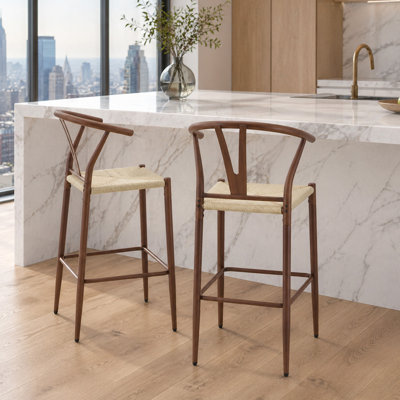  26" Counter Stool with Metal Frame