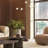 Orion 74 in. Industrial 5-Light LED Floor Lamp with Adjustable Swing Arm Heads-583557763