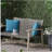 HAMPTON Outdoor Acacia Wood Wicker Loveseat, Patio Furniture Conversation Set for Backyard-79130151