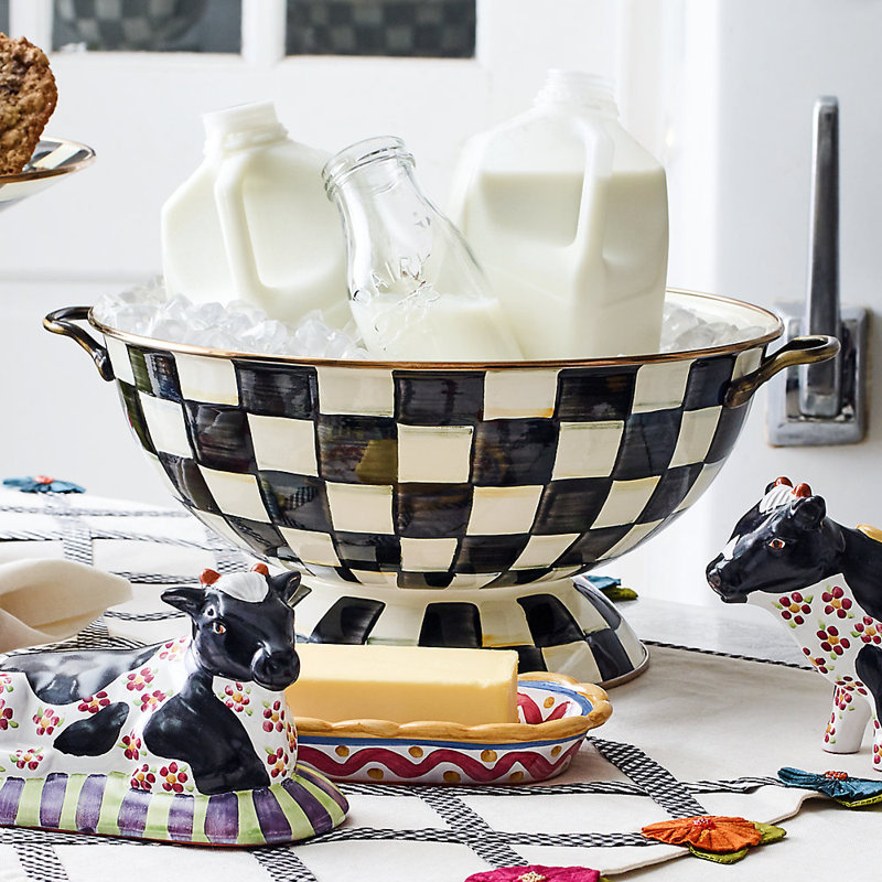 Everything Bowl, White/Black