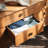All Solid Wood Exquisite Drawer Storage Cabinet 62.99 " W Cherry Solid Wood Sideboard