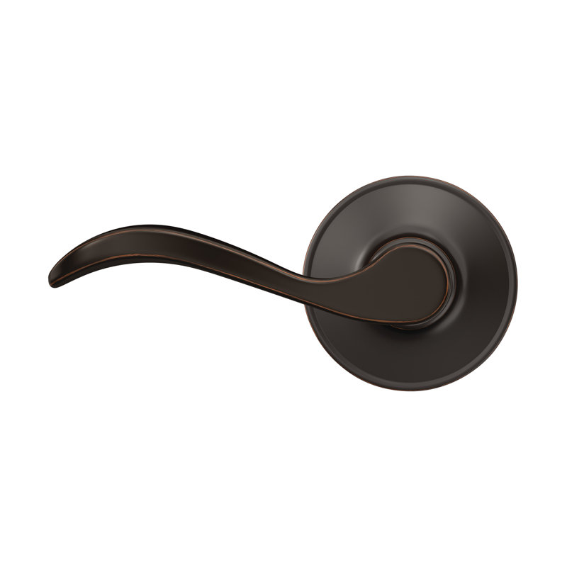Seville Lever Hall and Closet Lock, Aged Bronze