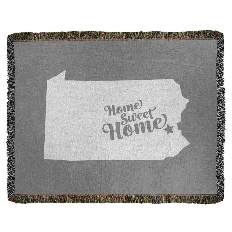 Jeté en coton tissé allentown doux, l 37 po x L 52 po, Gris