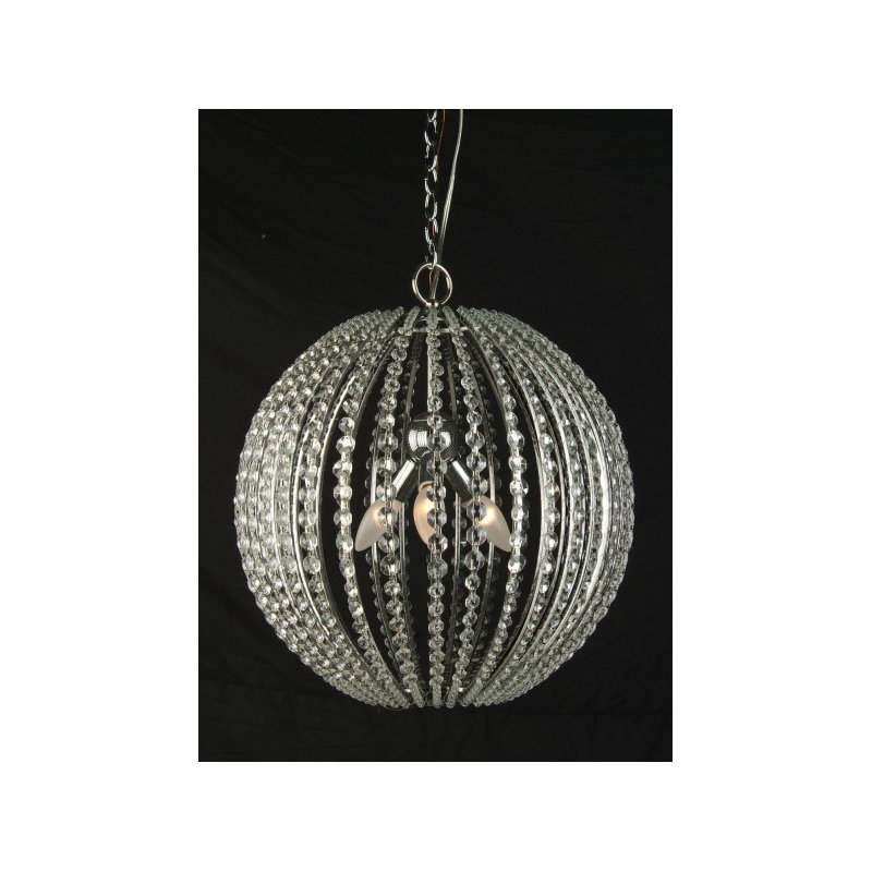 Lustre en cristal 5 lumières