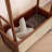 Ash Wood Coat Rack with Smooth Wheels