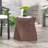 Charming Lightweight Concrete End Table With Abstract Twisted Cube Design