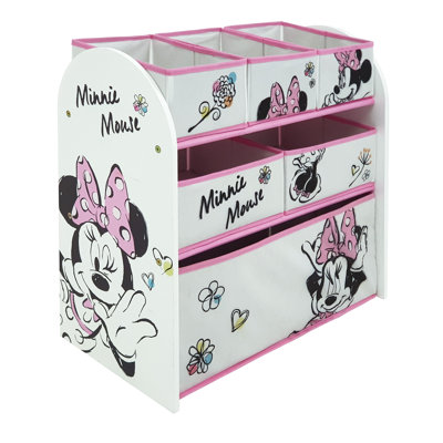 Minnie Mouse Classic Wooden Toy Organiser