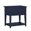 Table de chevet avec tiroir et tablette ouverte-801674234