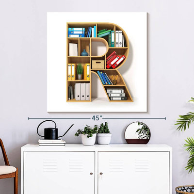 Keiri R Shaped Bookshelf