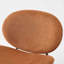 Chaise d'appoint simple en polyuréthane / polyester avec finition noyer-782197332