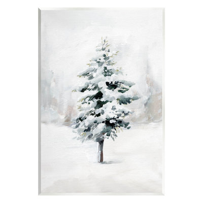 «Wintery Snow Tree Scene», art mural par Caverly Smith