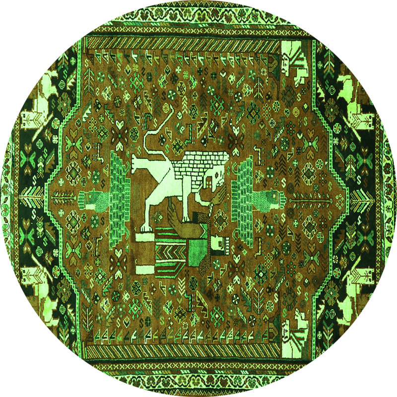 Performance Oriental Indoor Rug, Round 3'