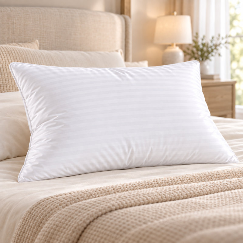 Oreillers en duvet d'oie blanche hongrois Serenity 700, Très grand lit, et doux