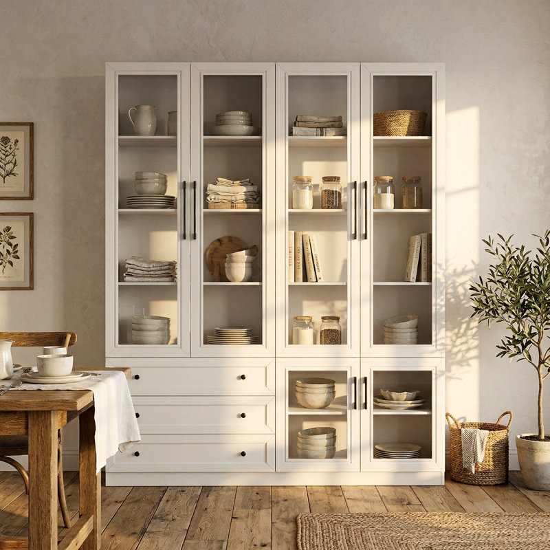 74.8”H China Cabinet Display Cabinet