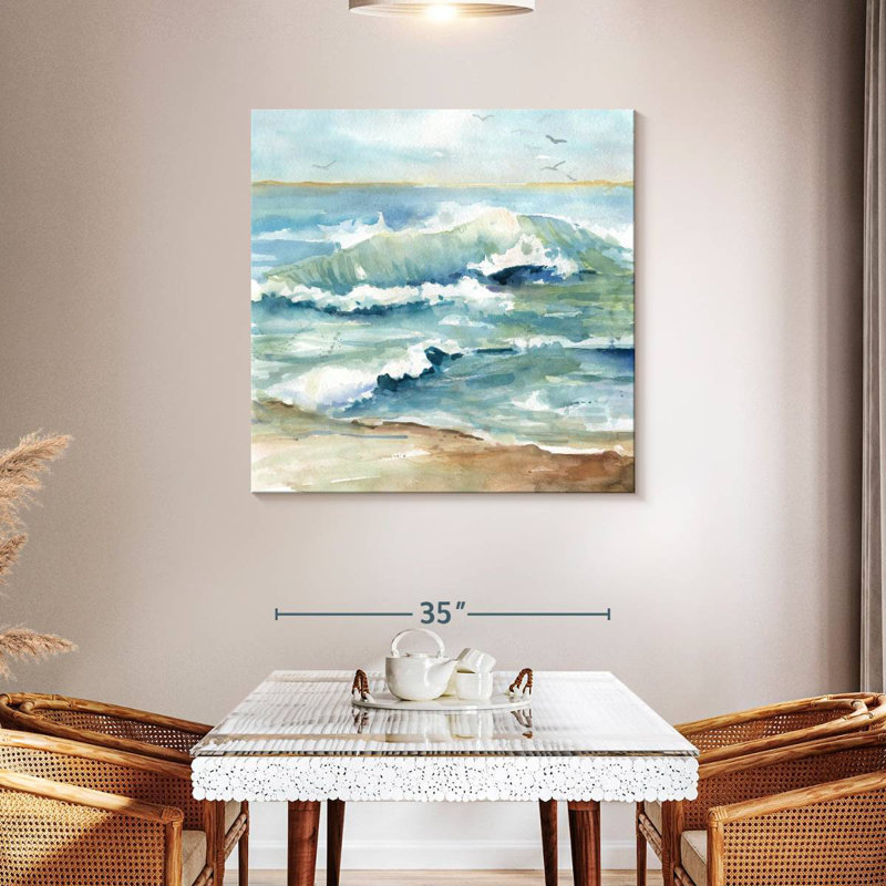 Windy Gillard Waves, 39" H x 39" W