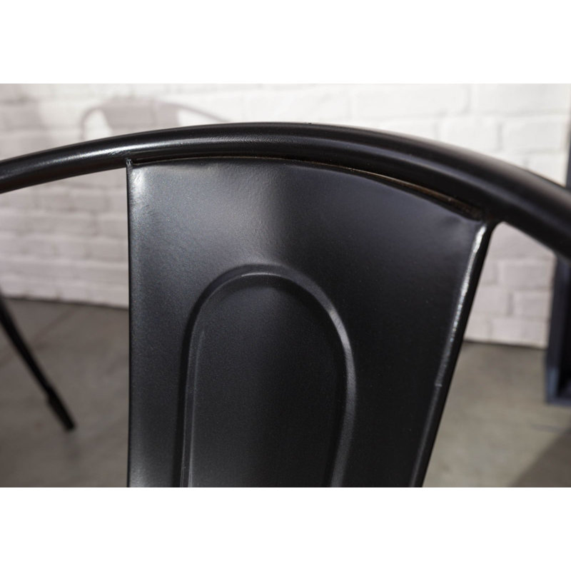 45cm H Slat Back Side Chair