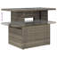 Ensemble de canapé de jardin modulaire en rotin PE gris 10 pièces Vidaxl