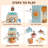 Tiny Land® Wooden Kids Play Coffee Maker Set