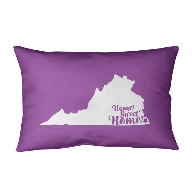 Housse et insert de coussin Topeka Home Sweet, Virginia Beach, Violet
