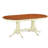 9 Piece Dining Room Furniture Set Includes an Oval Kitchen Table with Butterfly Leaf and 8 Dining Chairs, Buttermilk & Cherry-31769993-49667085-124329234