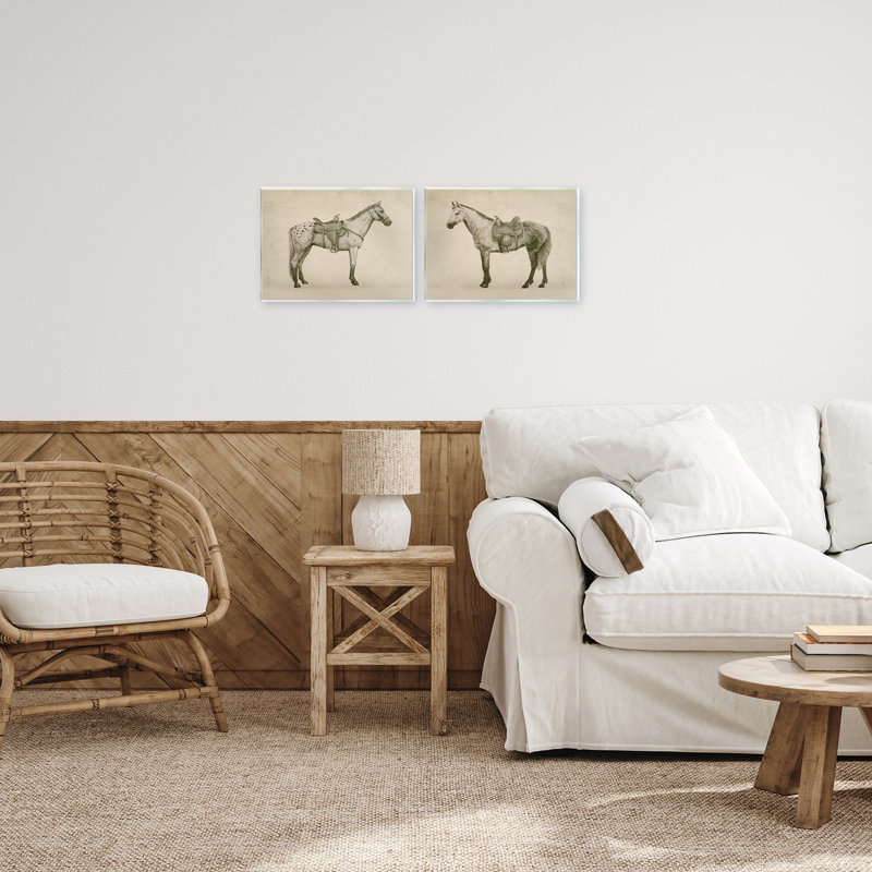 Ensemble de 2 plaques murales vintage, par Grace Popp