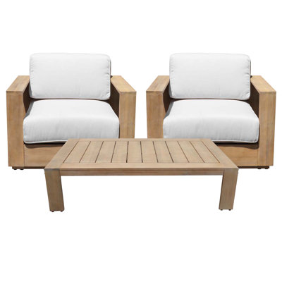 Harbor Outdoor 3 - Piece Conversation Set