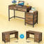 Bureau de style industriel, bureau d'ordinateur, table d'écriture-1871162017