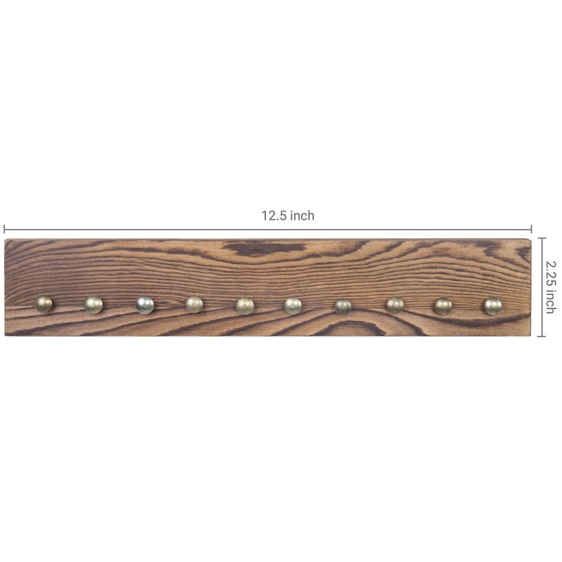 12.59'' H x 0.78'' W Wood Trophy Display Case