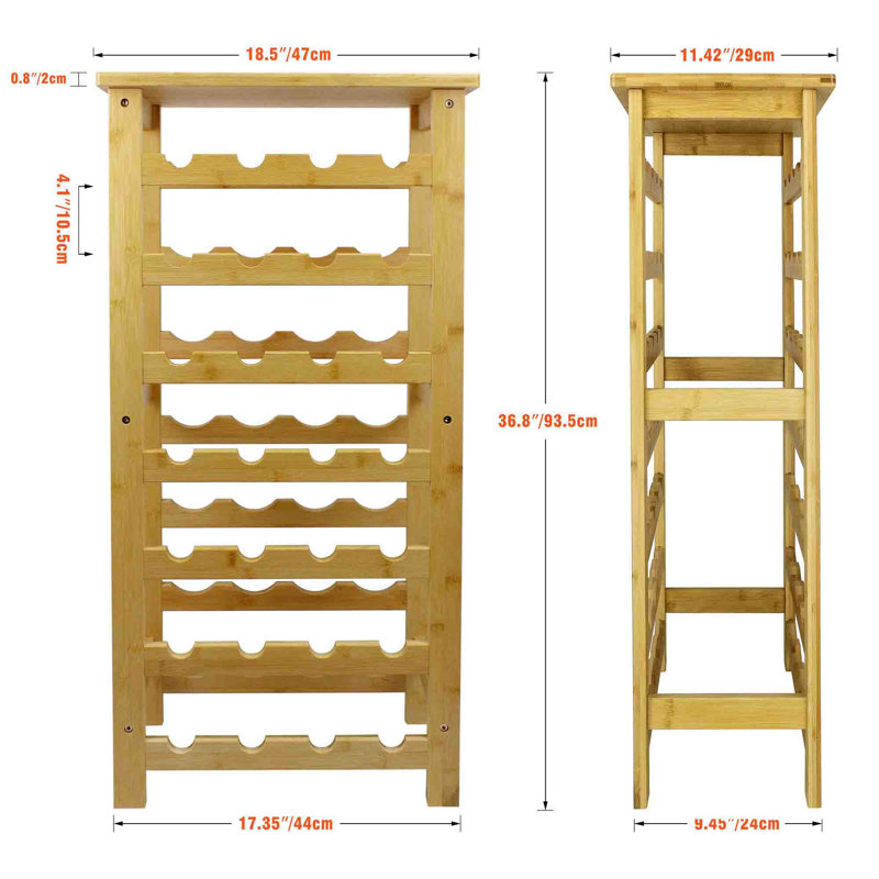 Carrena Wine Bottle Rack, Natural