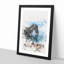 Durdle Door Cliffs Dorset Watercolour - Picture Frame Graphic Art-56923412-56923413