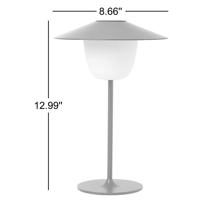 Ani 13" Metal Novelty Table Lamp, Magnet