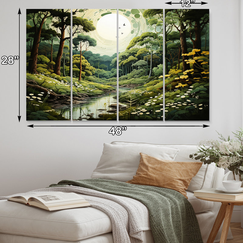 Rustic Landscape & Nature Wall Decor on Metal