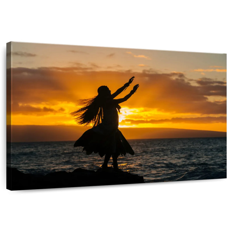 Enn Hula Dancer, 16" H x 24" W