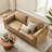 Roscoe 81 Inch Vegan Leather Sofa-117983187-117983188
