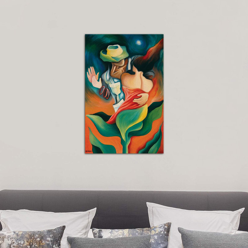 First Dance by Dixie Miguez - Wrapped Canvas Painting, 66.04 cm H x 45.72 cm W x 3.175 cm D