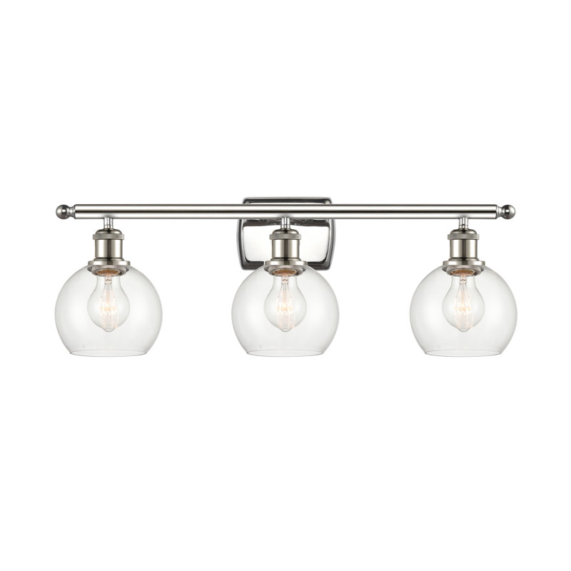 Cindi 3 - Light Vanity Light, LED, Clear, Polished Nickel