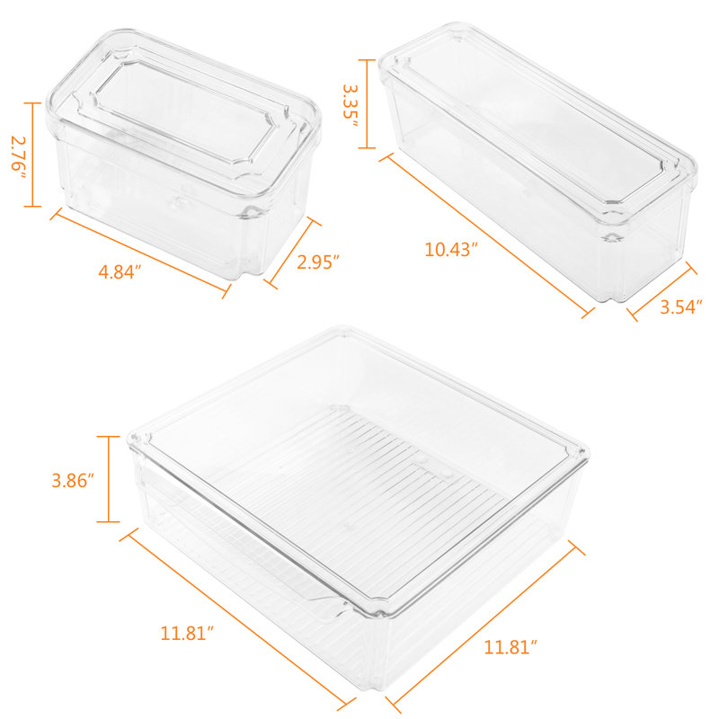 Ensemble de 7 contenants alimentaires Braconi